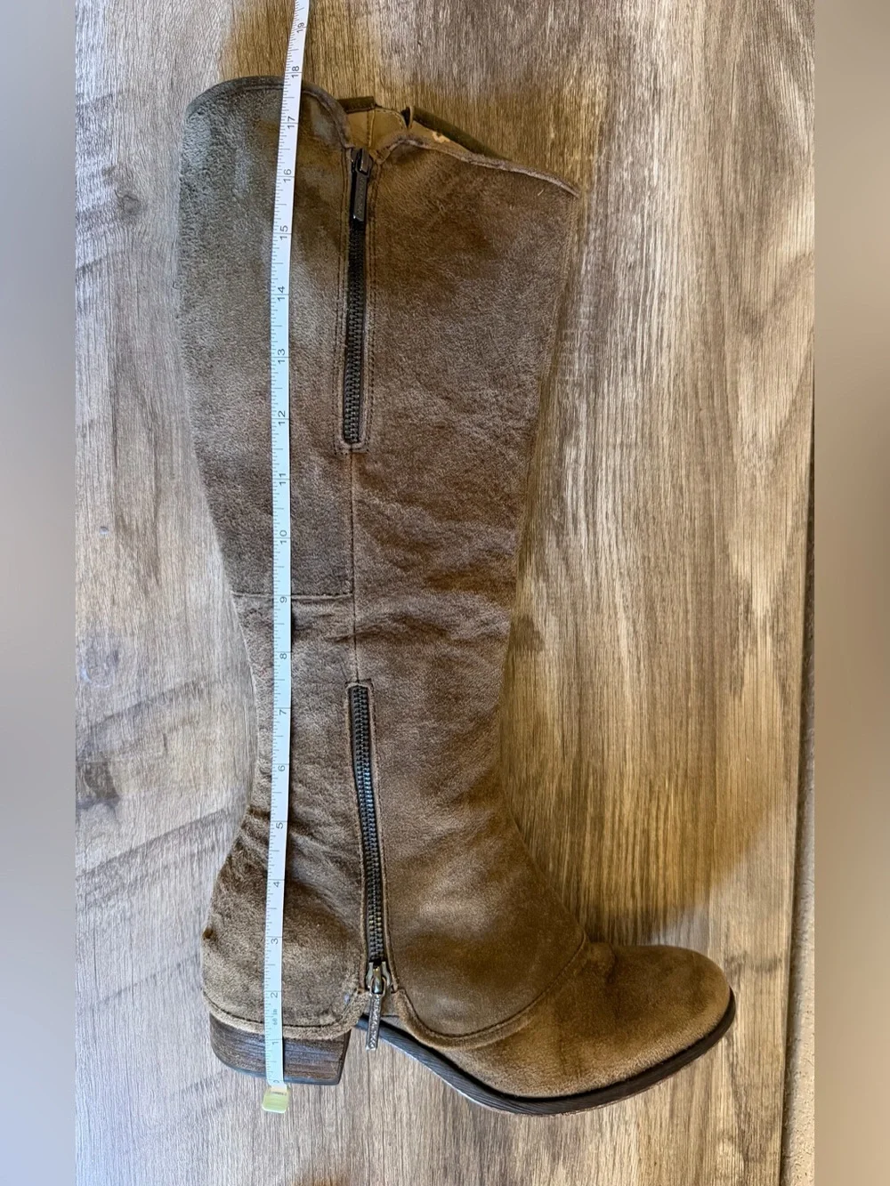 Donald J. Pliner Devi knee-high distressed suede boots Women’s 8.5